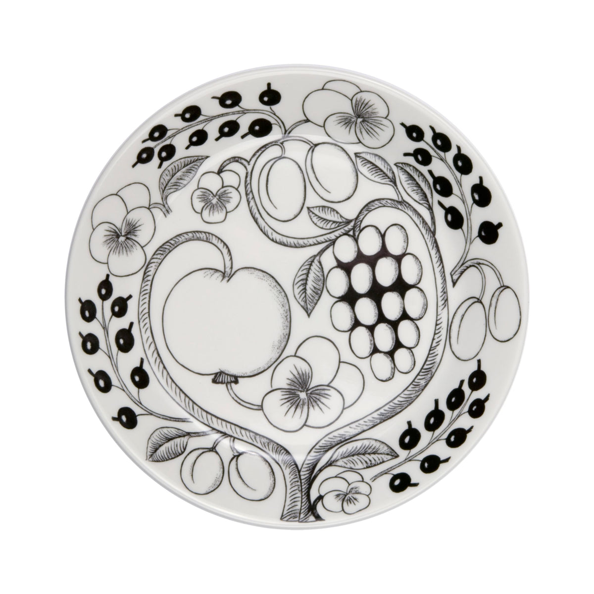 Paratiisi lautanen 21cm musta - Paratiisi plate 21cm black