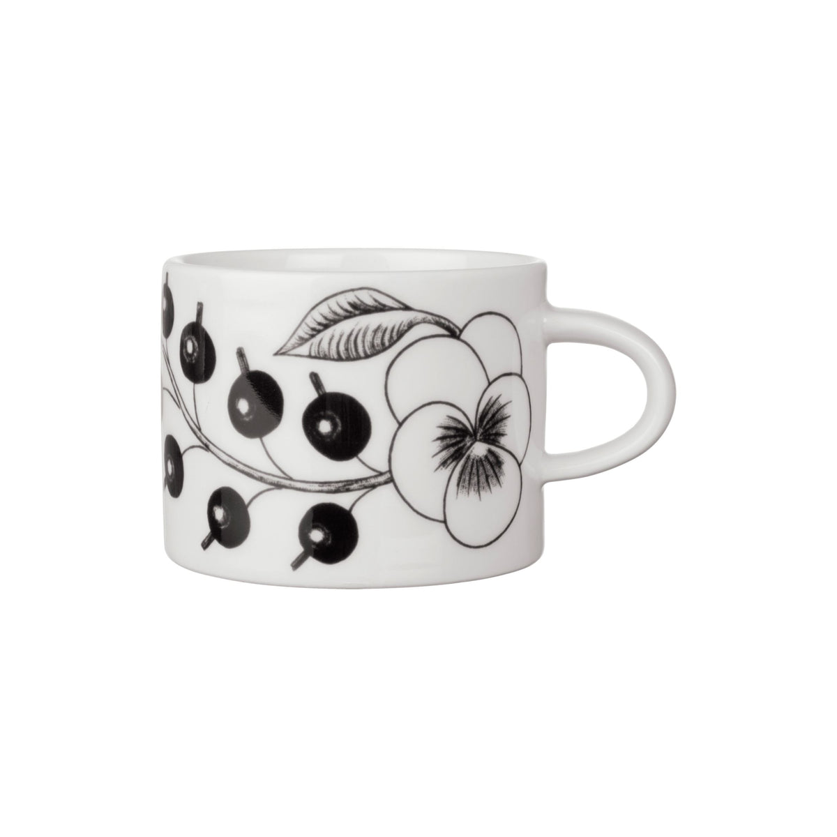 Paratiisi kuppi 0,28L musta - Paratiisi cup 0,28L black