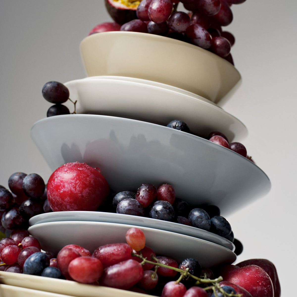 Teema deep plate 21cm pearl grey - Teema plate deep 21cm pearl grey