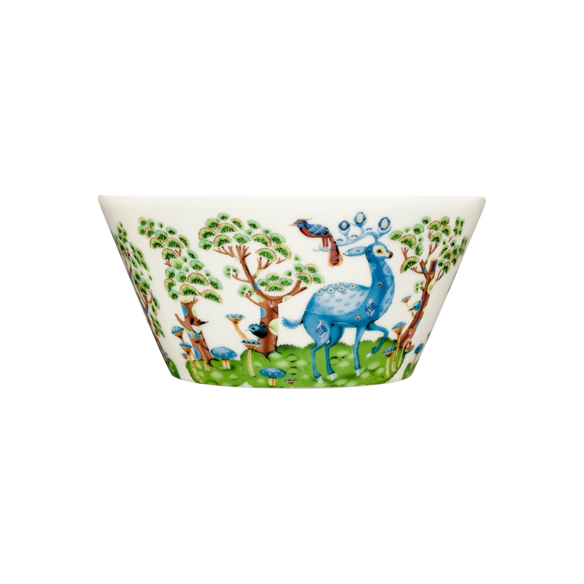 Satumetsä kulho 0,6L keväänvihreä-taivaansininen - Satumetsä bowl 0,6L spring green-sky blu