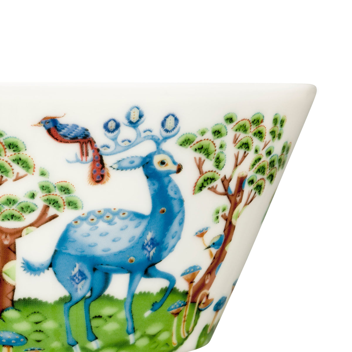 Satumetsä kulho 0,6L keväänvihreä-taivaansininen - Satumetsä bowl 0,6L spring green-sky blu