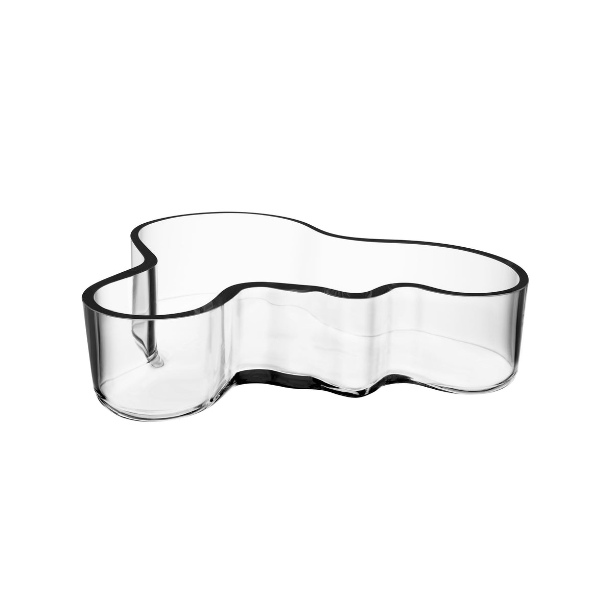 Aalto bowl 195x50mm clear