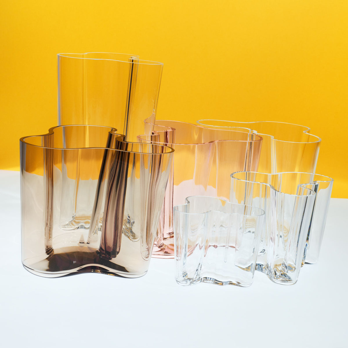 Alvar Aalto Collection Vase 120mm klar - Aalto vase 120mm clear