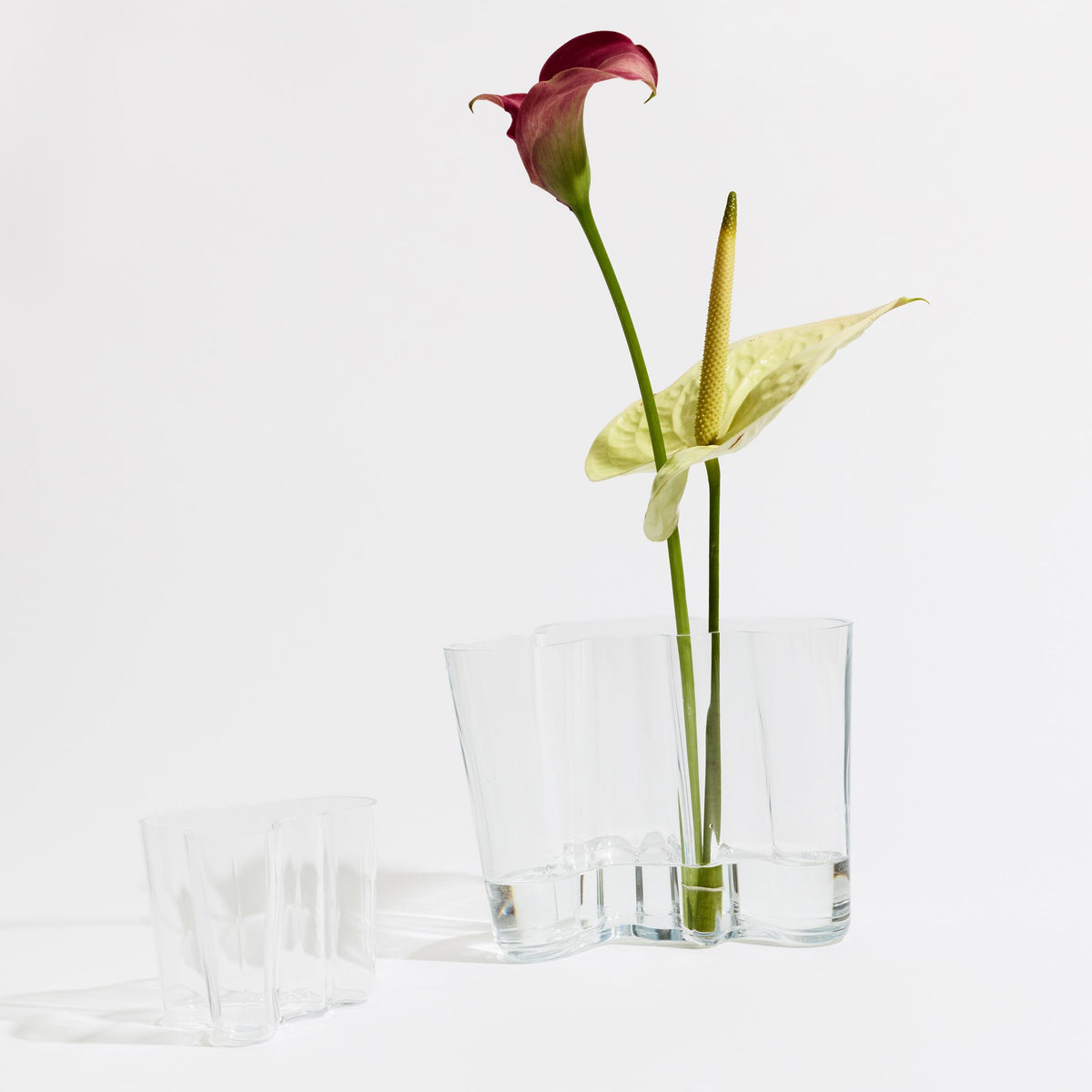 Alvar Aalto Collection Vase 160mm klar - Aalto vase 160mm clear