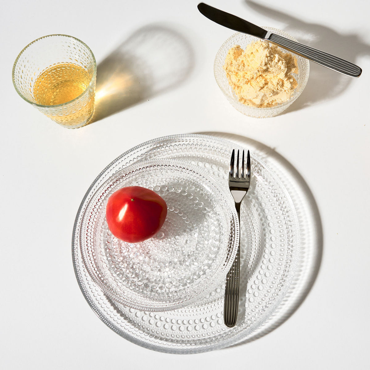 Kastehelmi plate 170mm clear