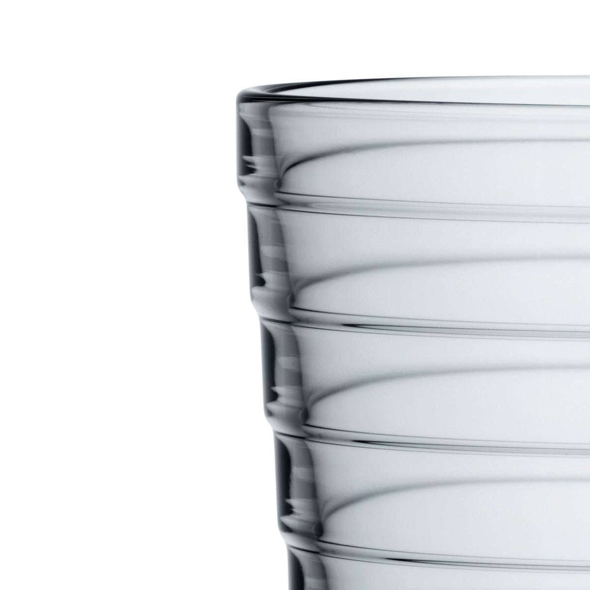 Aino Aalto glas 22 cl grijs set van 2 - Aino Aalto tumbler 22cl grey 2pc