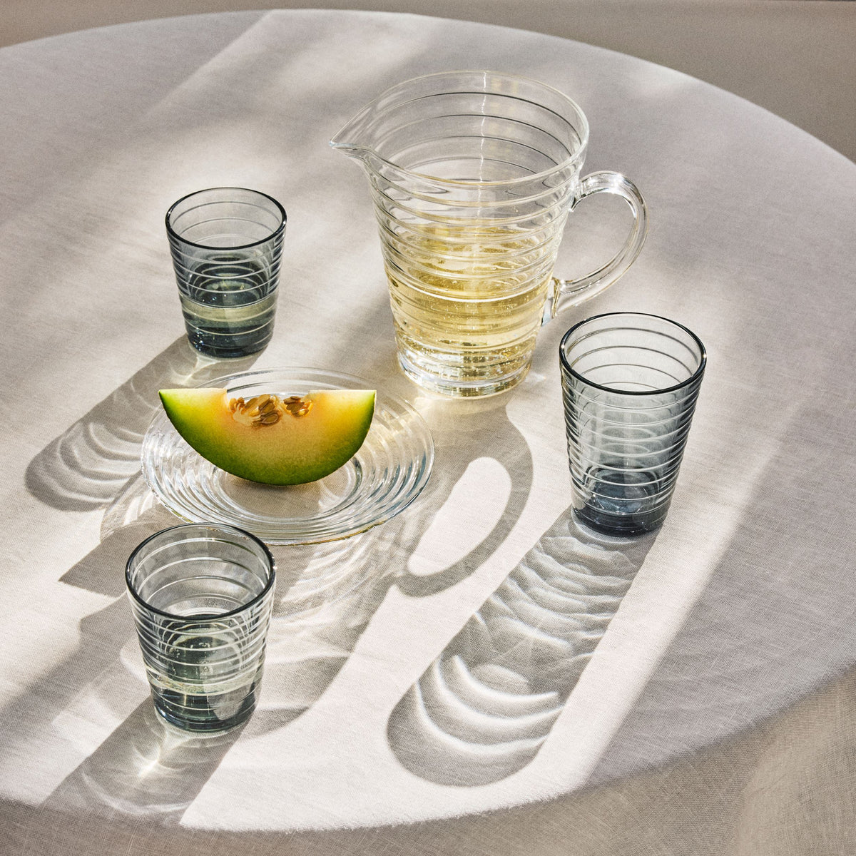 Aino Aalto glas 33 cl grijs set van 2 - Aino Aalto tumbler 33cl grey 2pc
