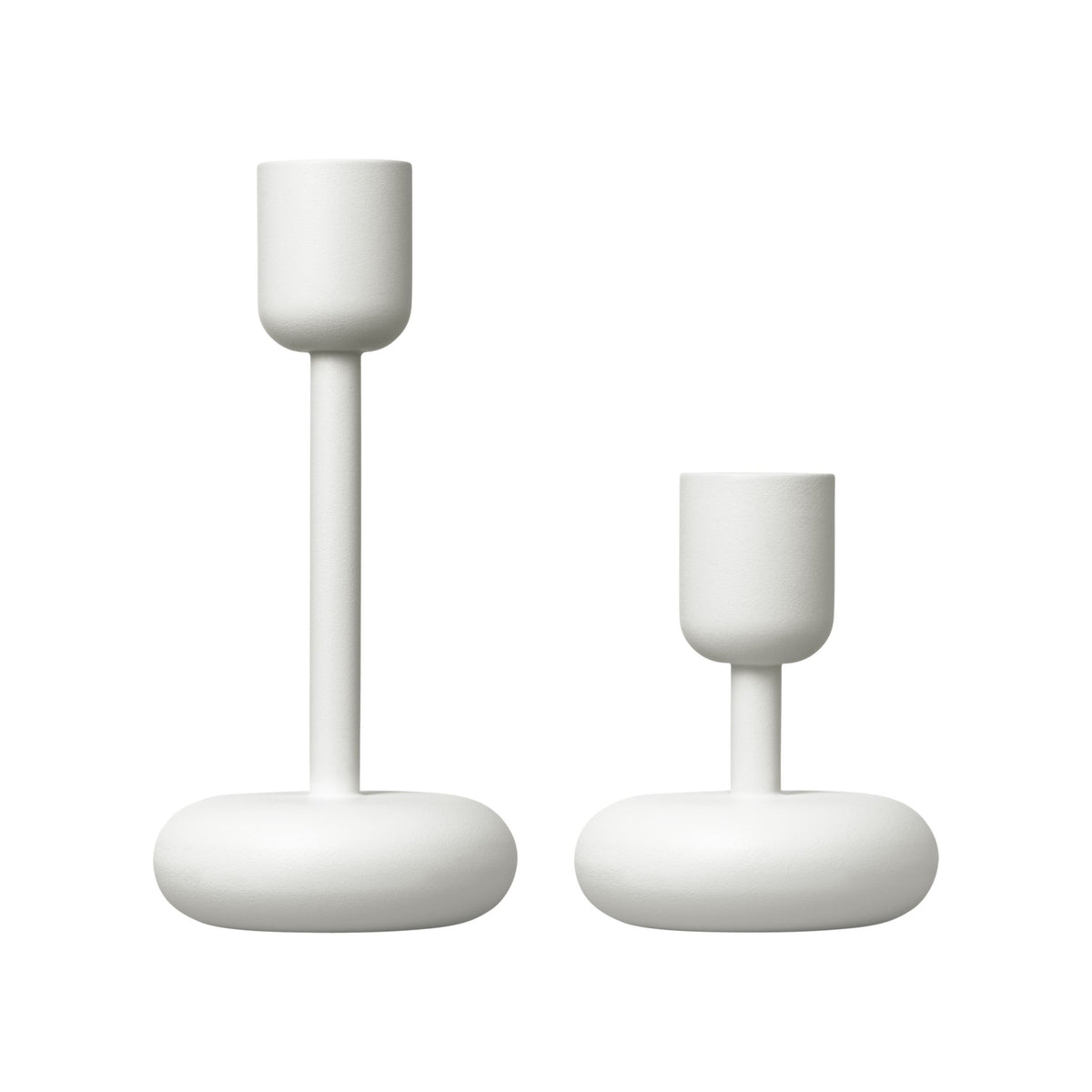 Nappula Kerzenhalter weiss big and small - Nappula candleholder white big and small
