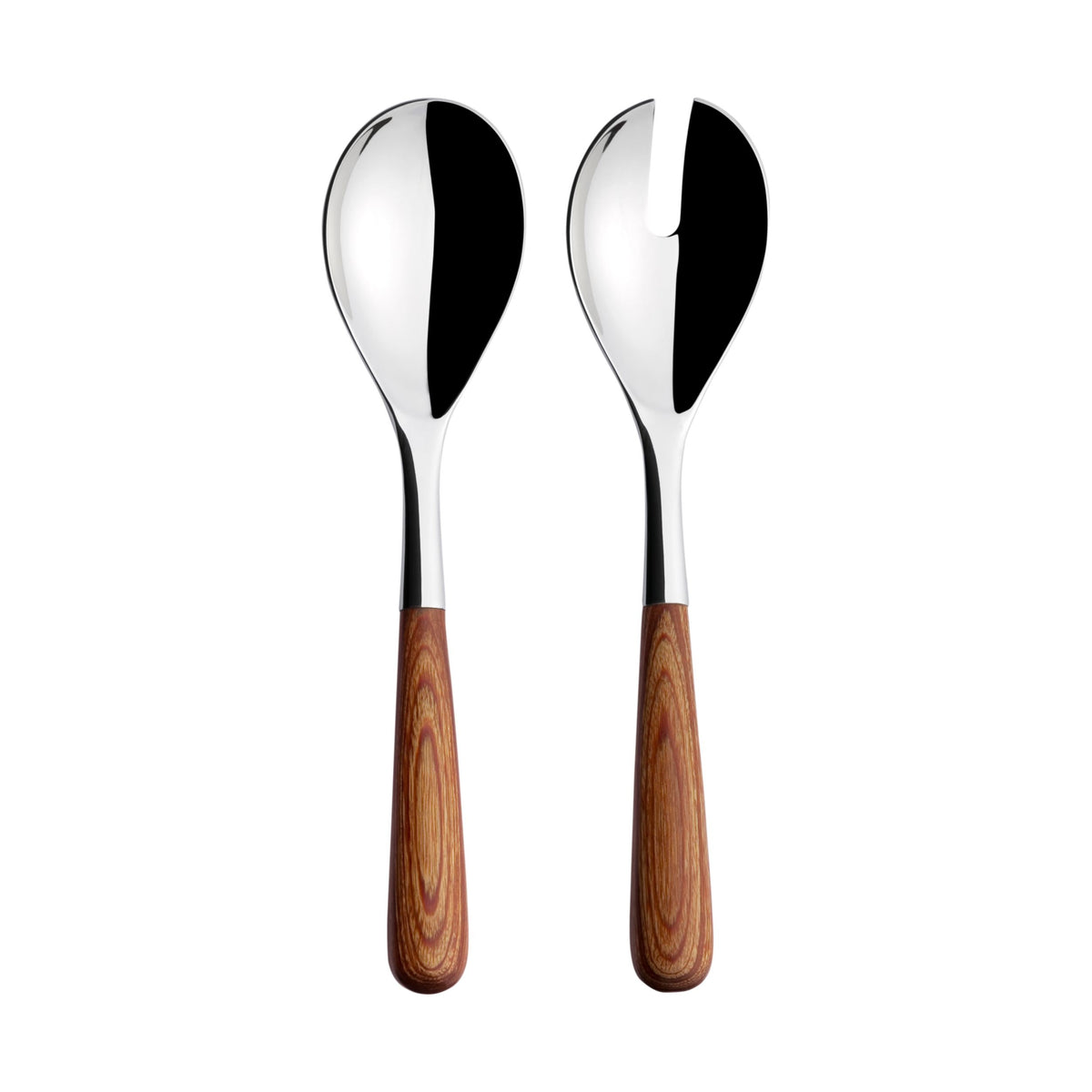 Piano Salatbesteck 2 teilig - Piano serving set w wooden handles 2set