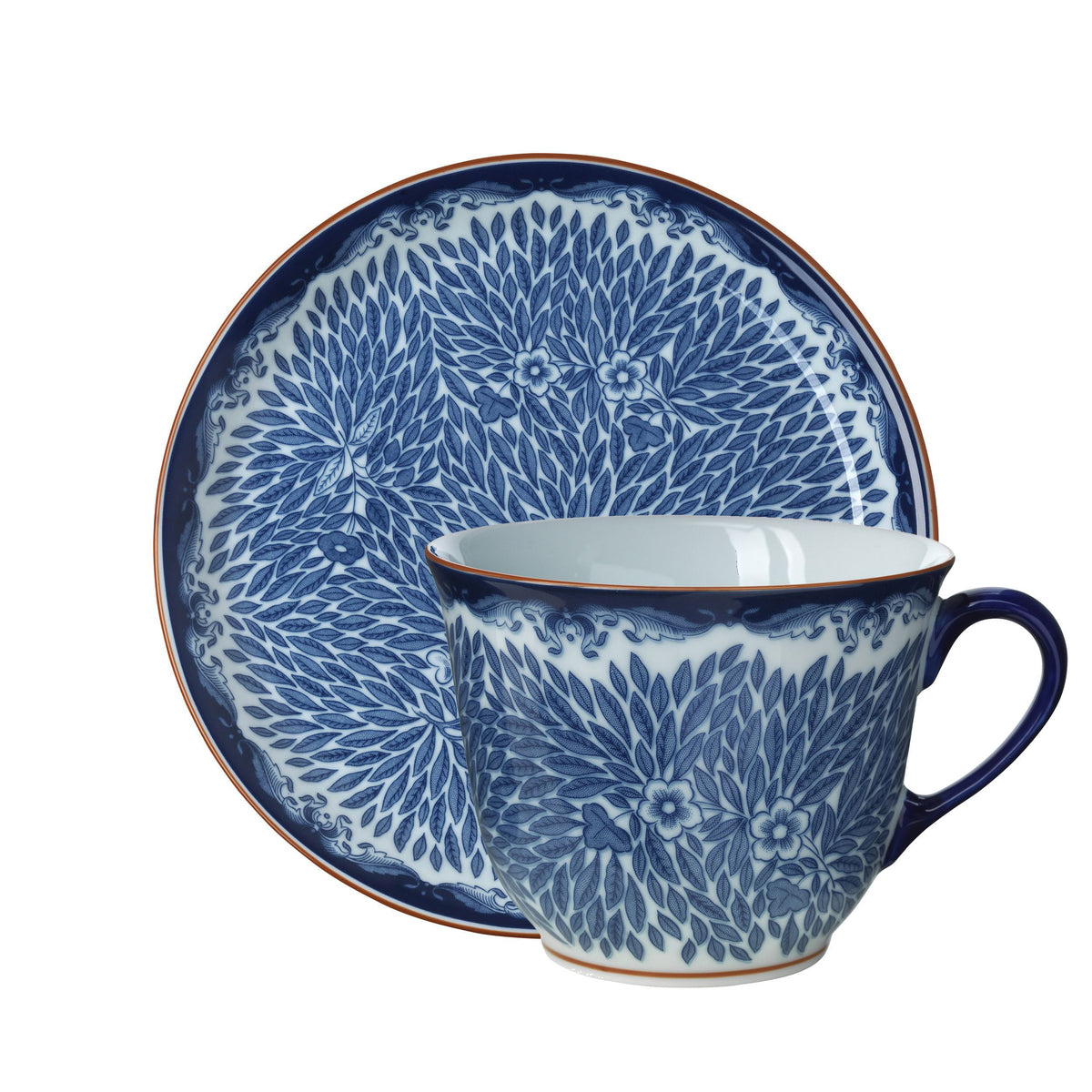 Ostindia Floris Set mugg 40cl+ tallrik 20cm - Ostindia Floris mug 40cl+plate 20cm 2pc