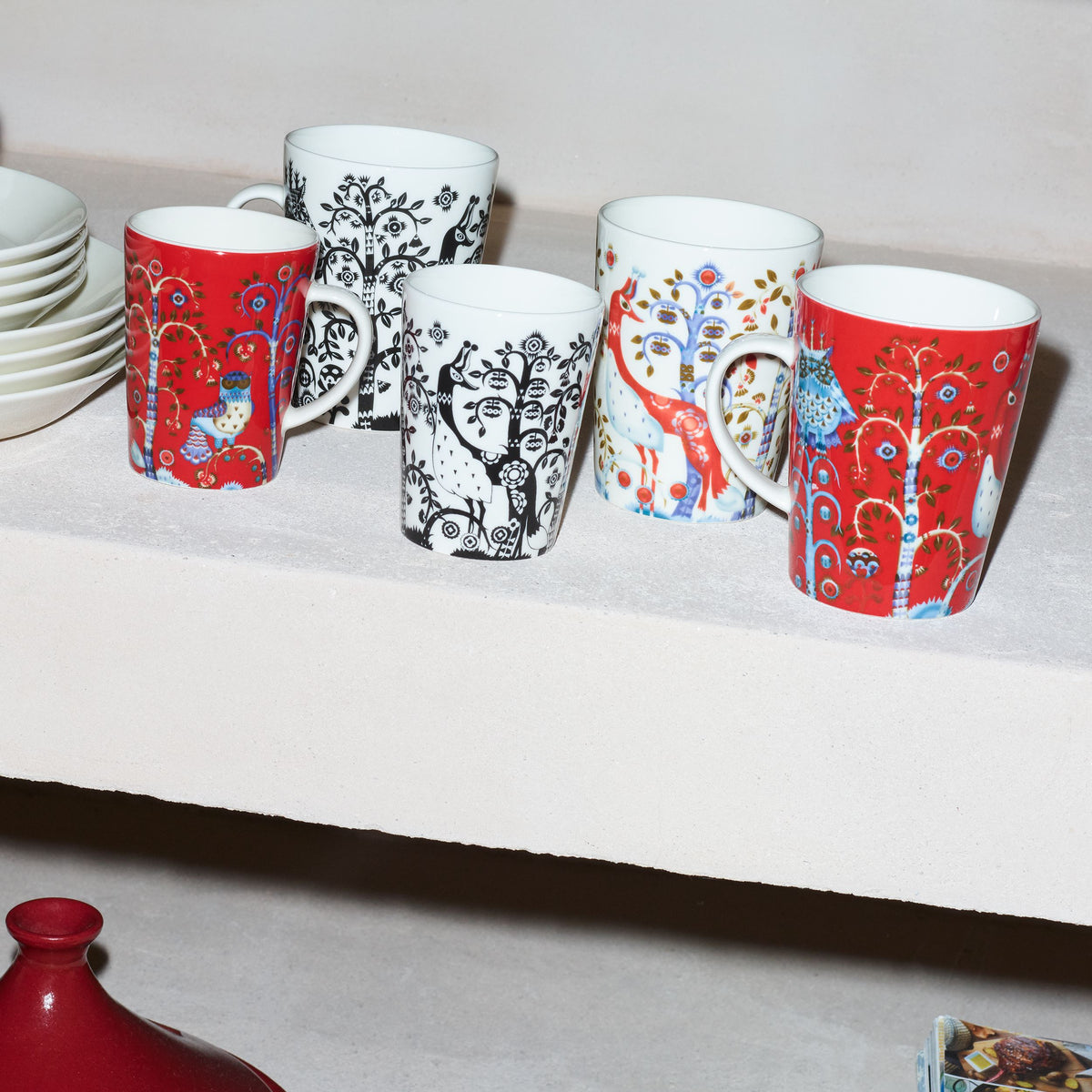 Taika Becher 0,4L weiss - Taika mug 0,4L white
