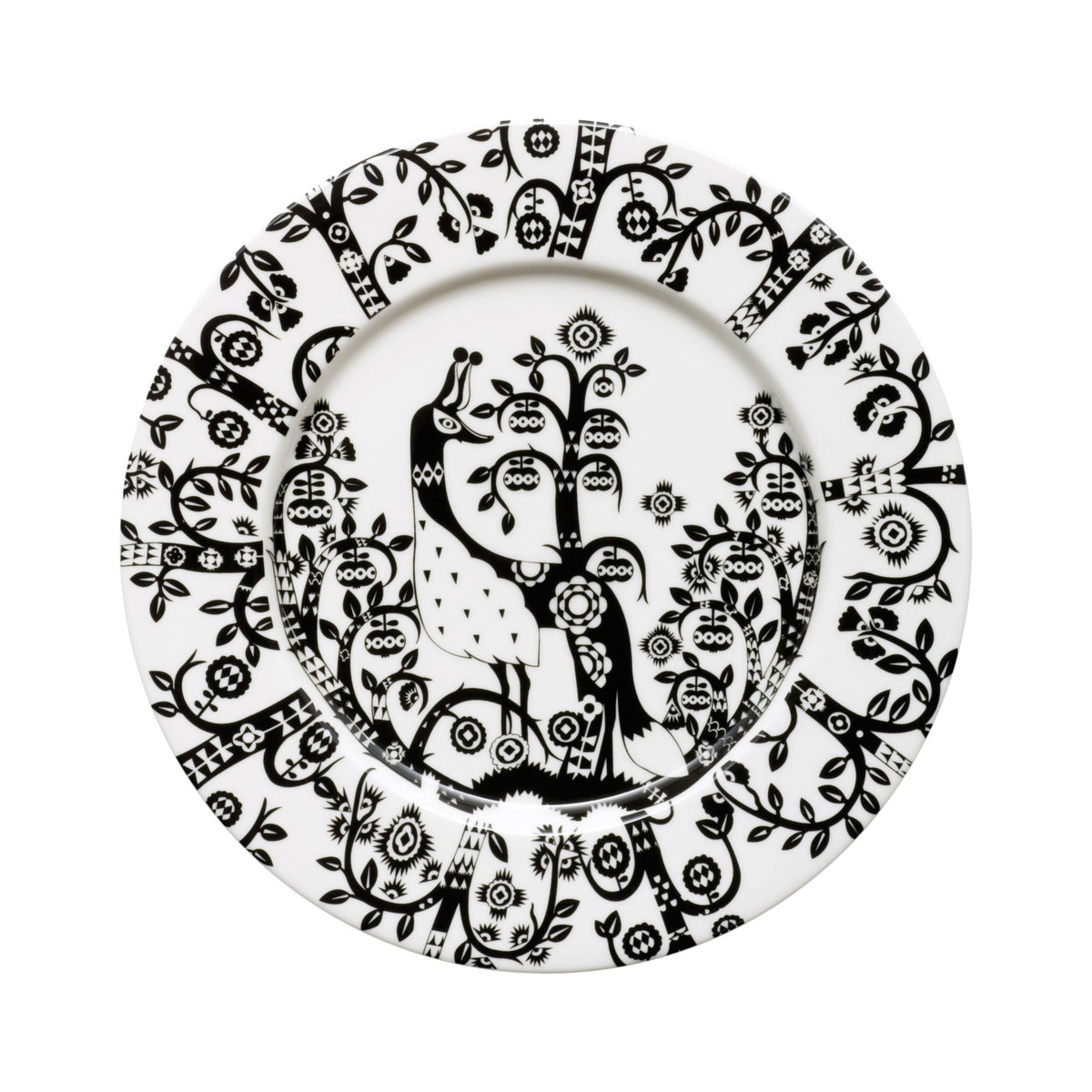 Taika Teller 22cm schwarz - Taika plate 22cm black