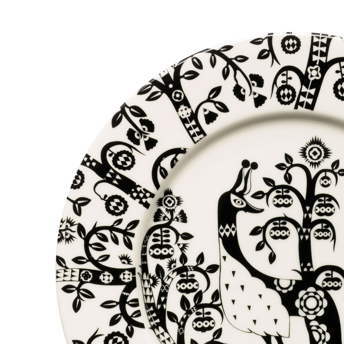 Taika Teller 22cm schwarz - Taika plate 22cm black
