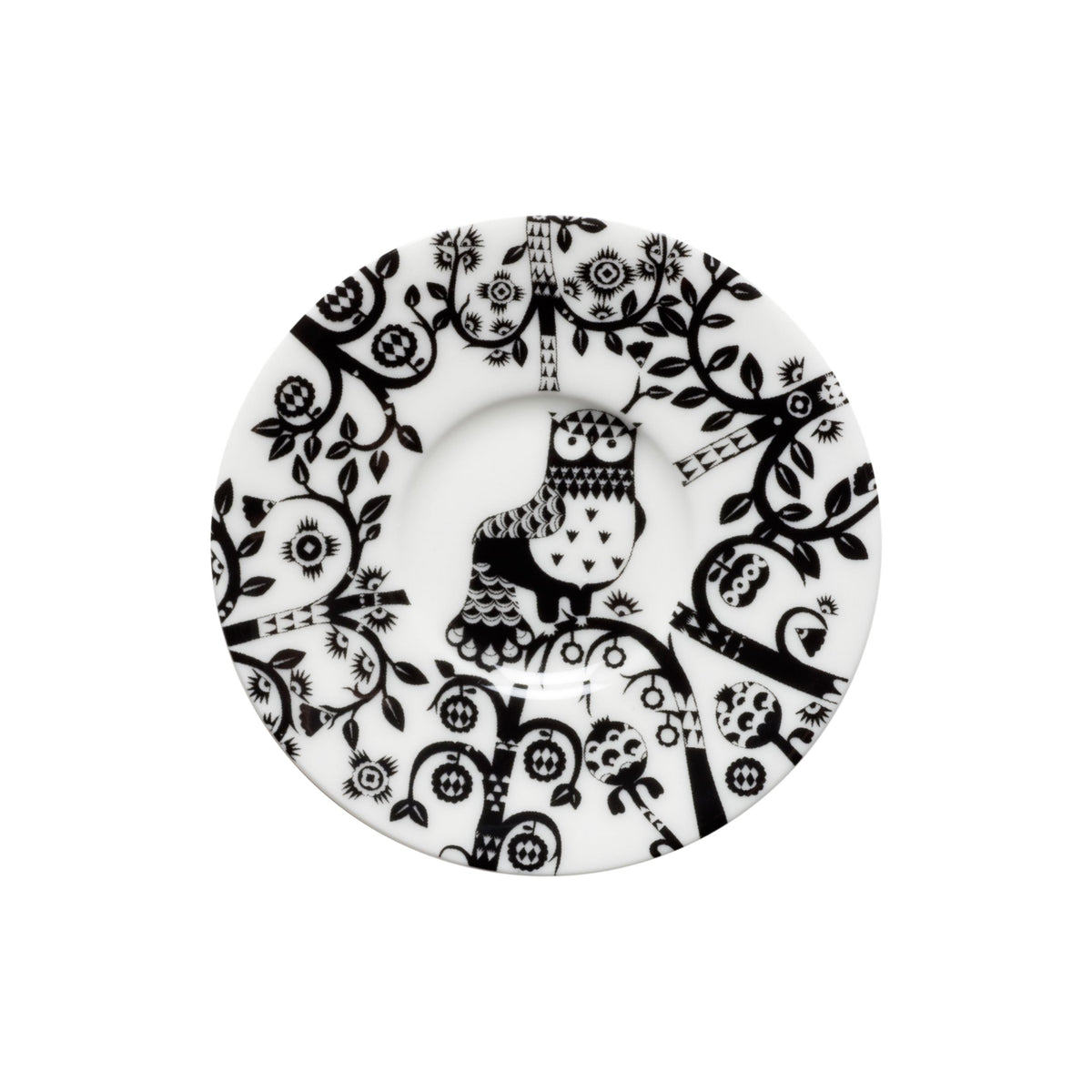 Taika Untertasse 11cm schwarz - Taika saucer 11cm black