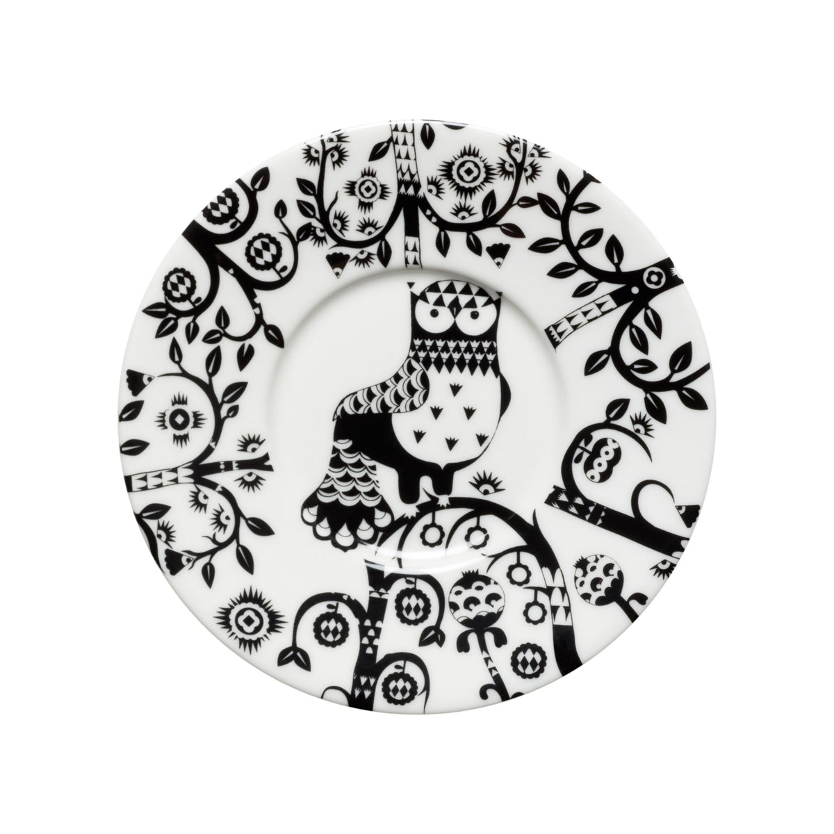 Taika Untertasse 15cm schwarz - Taika saucer 15cm black