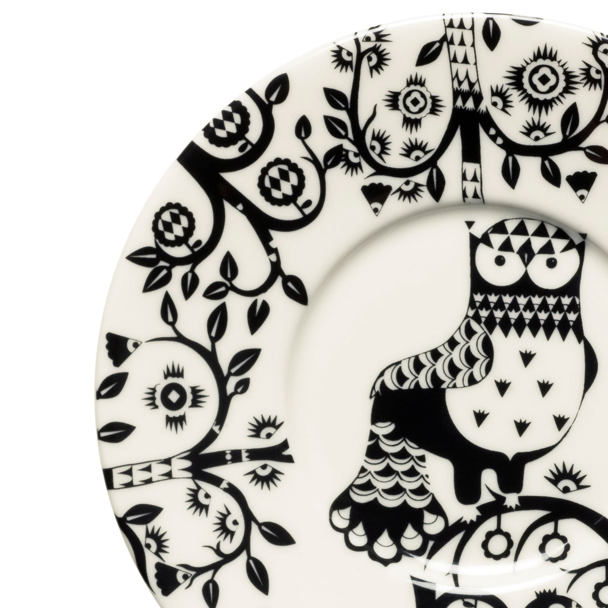 Taika Untertasse 15cm schwarz - Taika saucer 15cm black