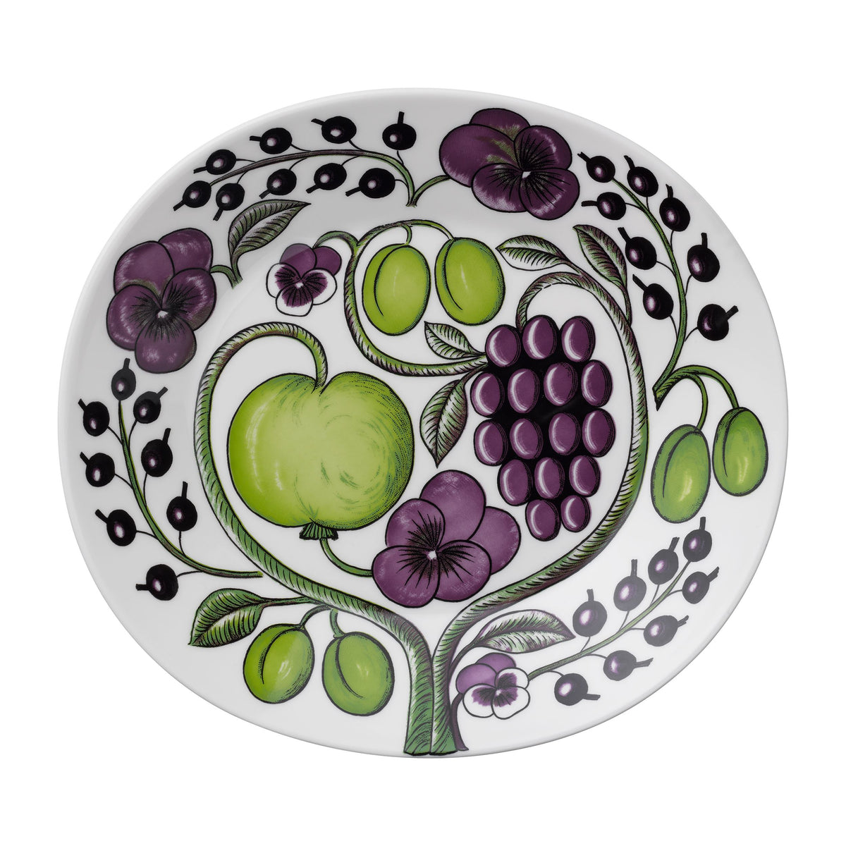 Paratiisi oval tallrik 25cm lila - Paratiisi plate oval 25cm purple