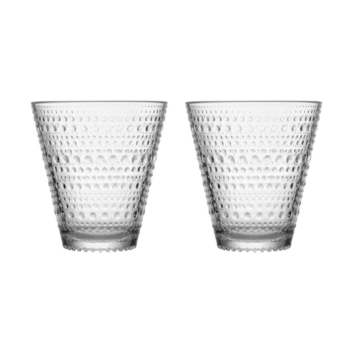 Kastehelmi glas 30cl helder 2 stuks - Kastehelmi tumbler 30cl clear 2pc