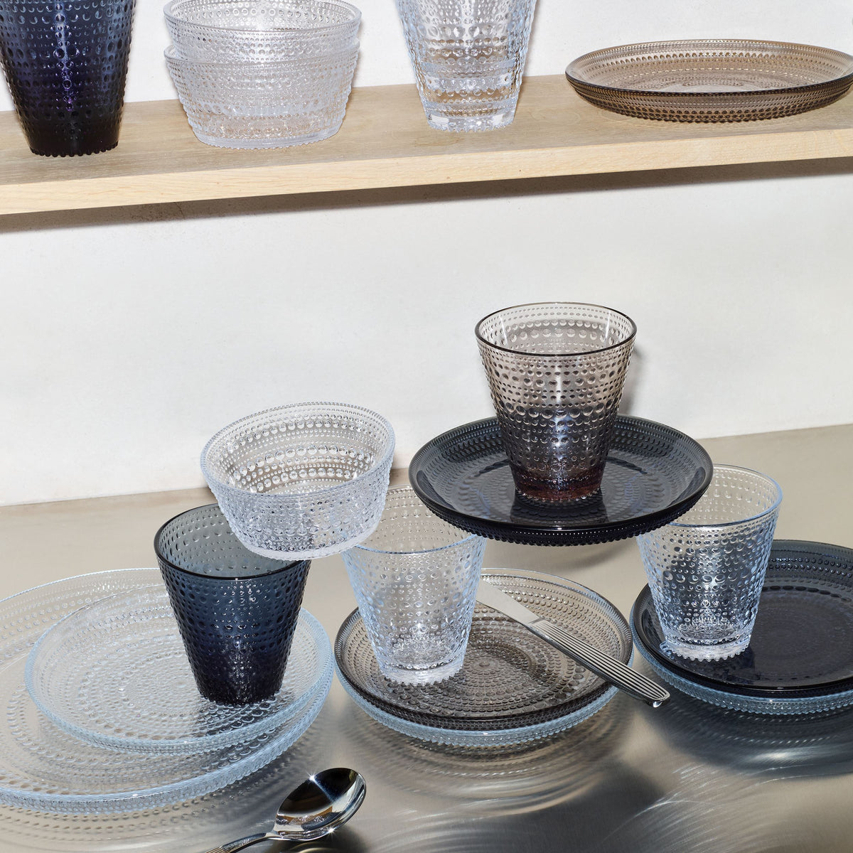 Kastehelmi glas 30cl helder 2 stuks - Kastehelmi tumbler 30cl clear 2pc