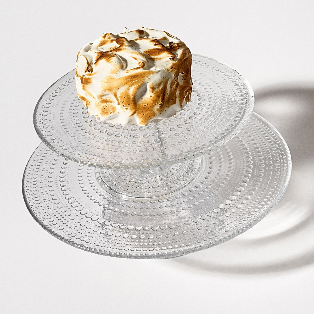 Kastehelmi Kuchplatte mit Fuß 240mm klar - Kastehelmi cake stand 240mm clear
