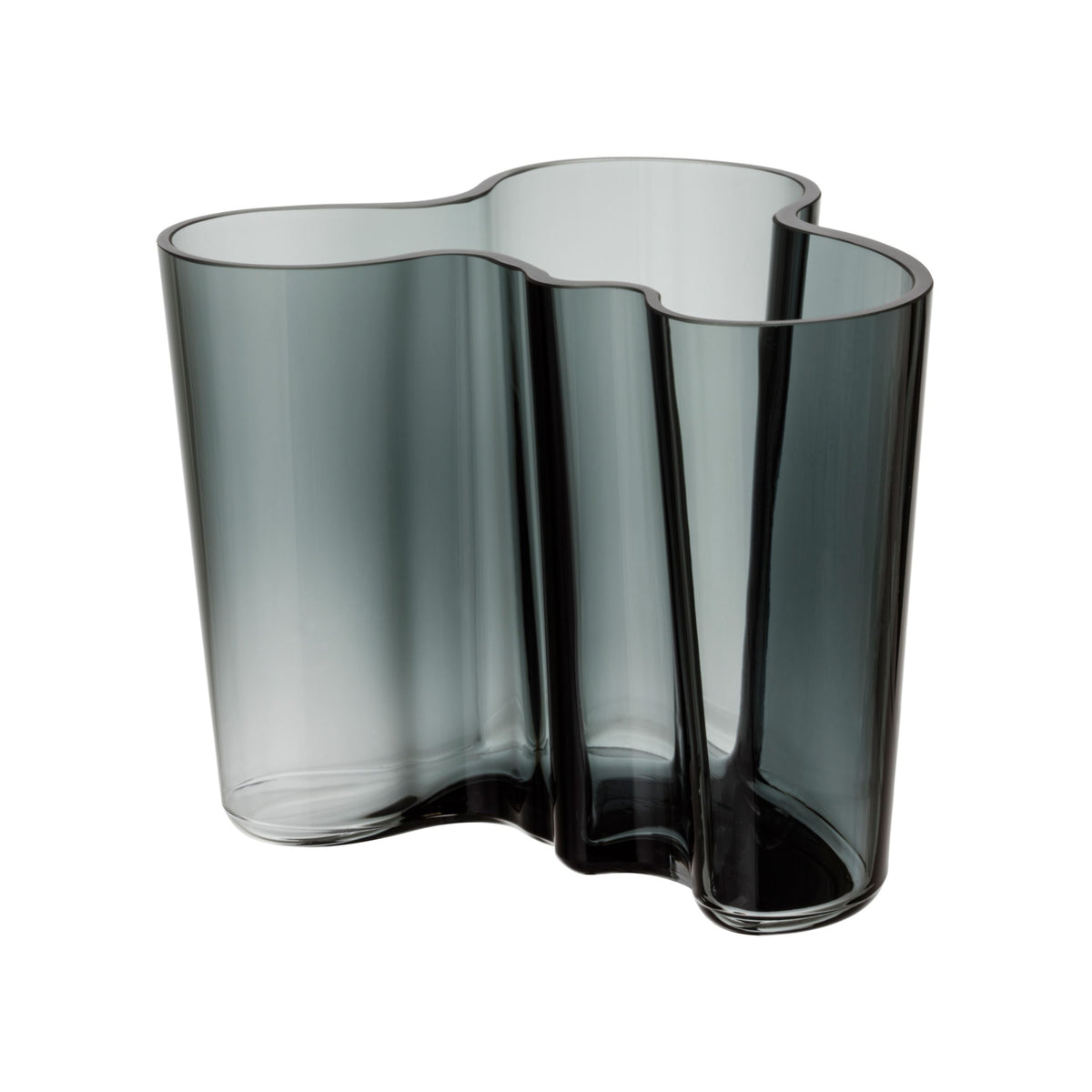 Alvar Aalto Collection Vase 160mm dunkelgrau - Aalto vase 160mm dark grey