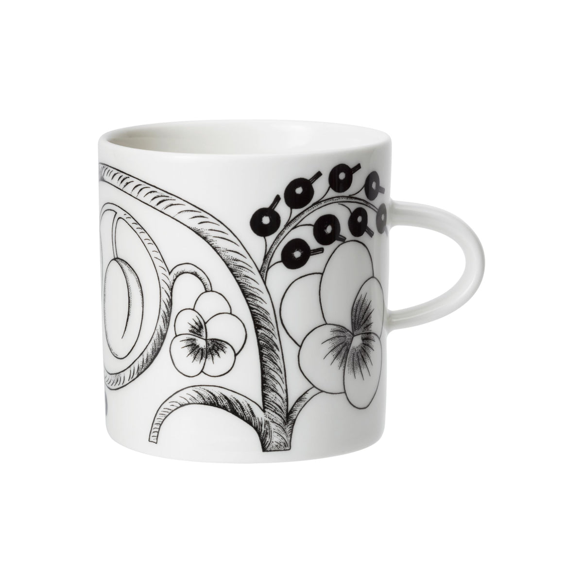 Paratiisi mugg 0,24L svart - Paratiisi mug 0,24L black