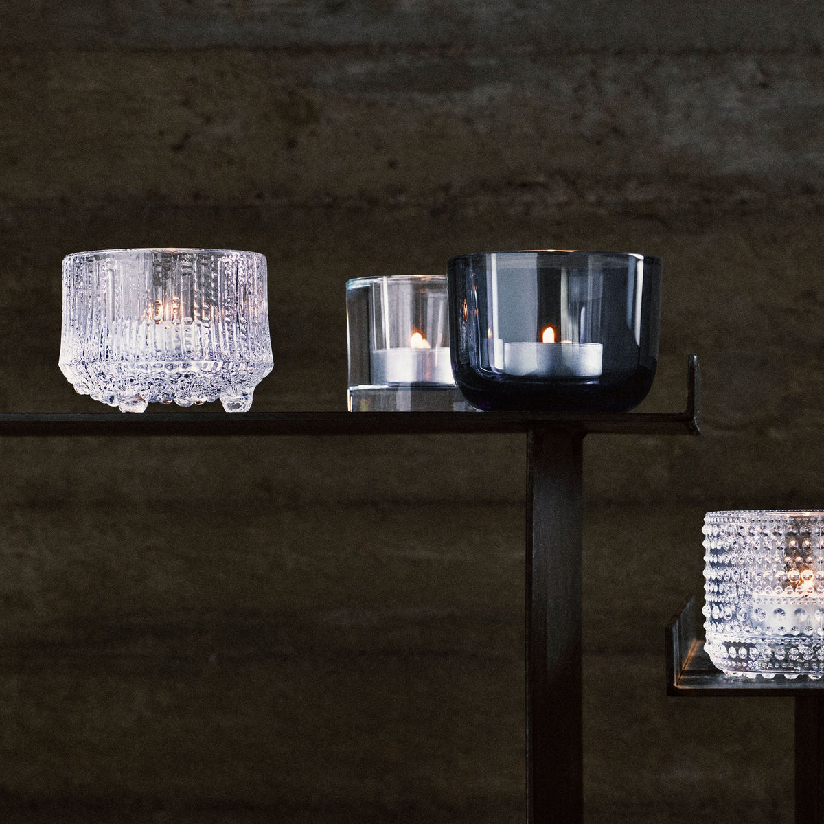 Ultima Thule Windlicht 65mm klar - Ultima Thule teal.candleh. 65mm clear