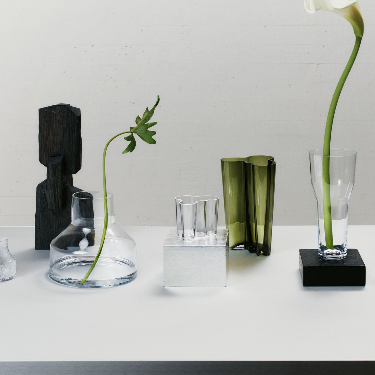 Alvar Aalto Collection vas 251mm moss grön - Aalto vase 251mm moss green