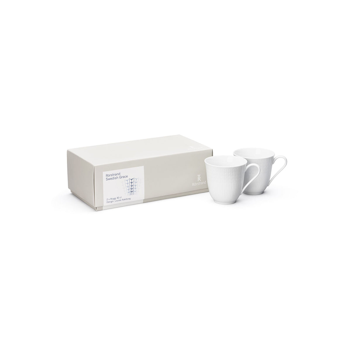 Swedish Grace Mugg 30cl snö 2-pack - SWGR mug 30cl snow 2pc