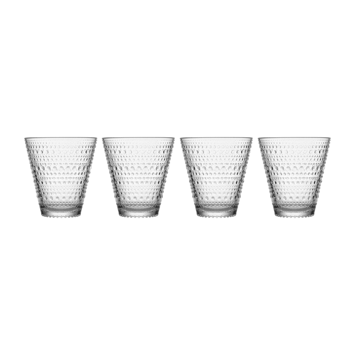 Kastehelmi Becher 30cl klar 4-teilig