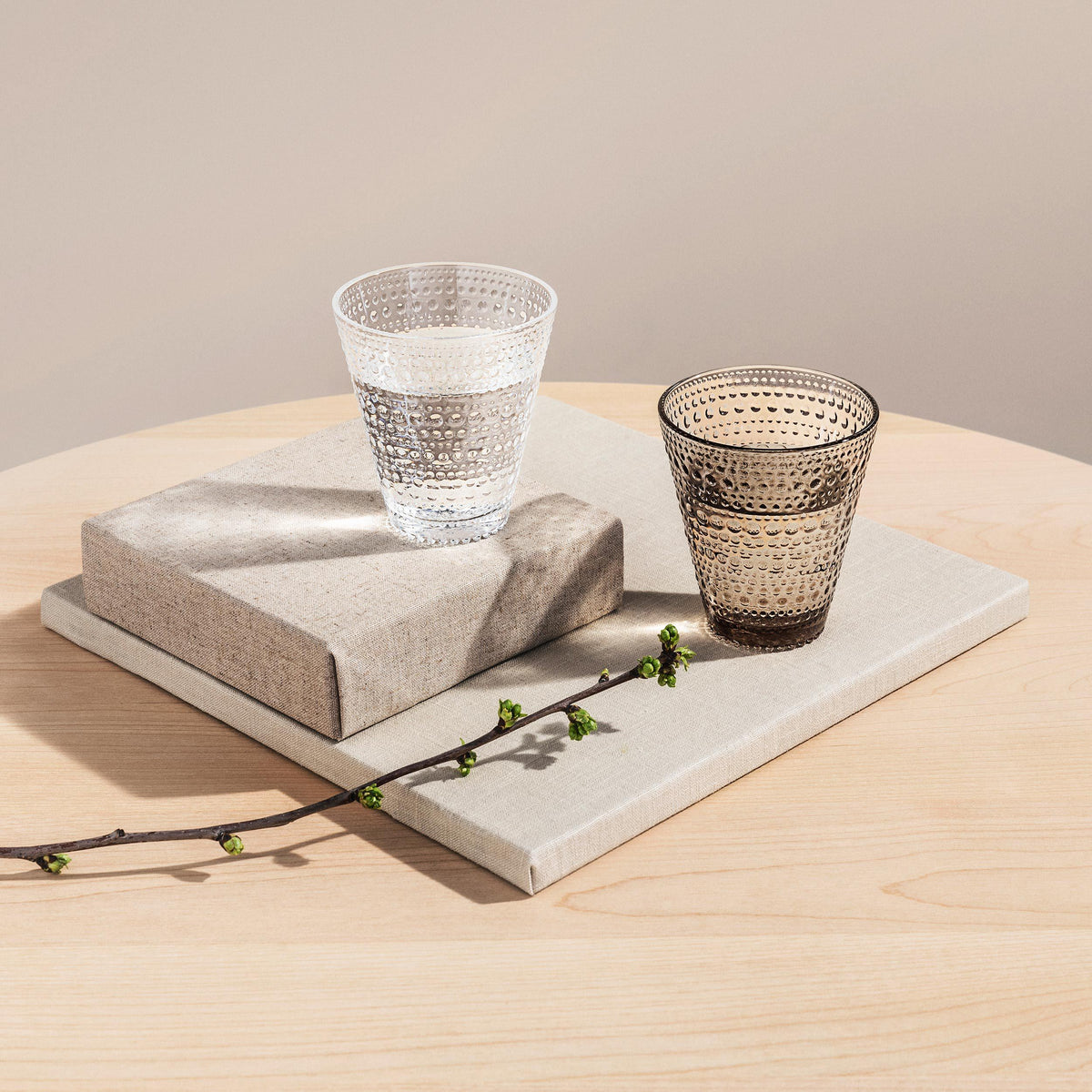 Kastehelmi beker 30cl helder 4-stuks - Kastehelmi tumbler 30cl clear 4pc