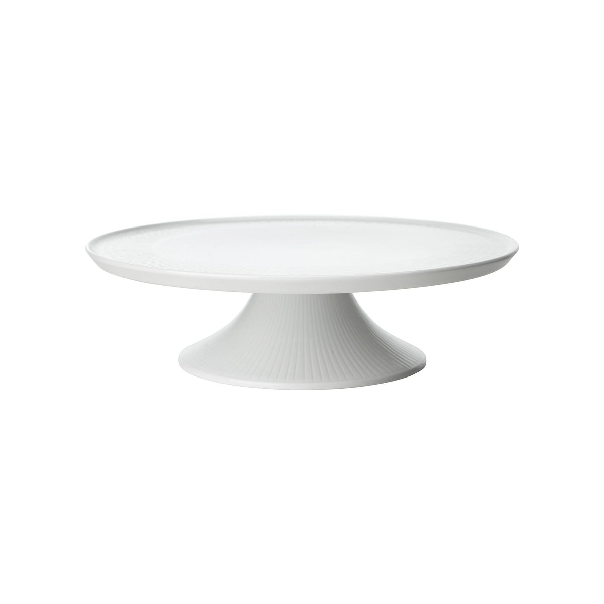 Swedish Grace Tårtfat 31cm snö - SWGR cake stand 31cm snow