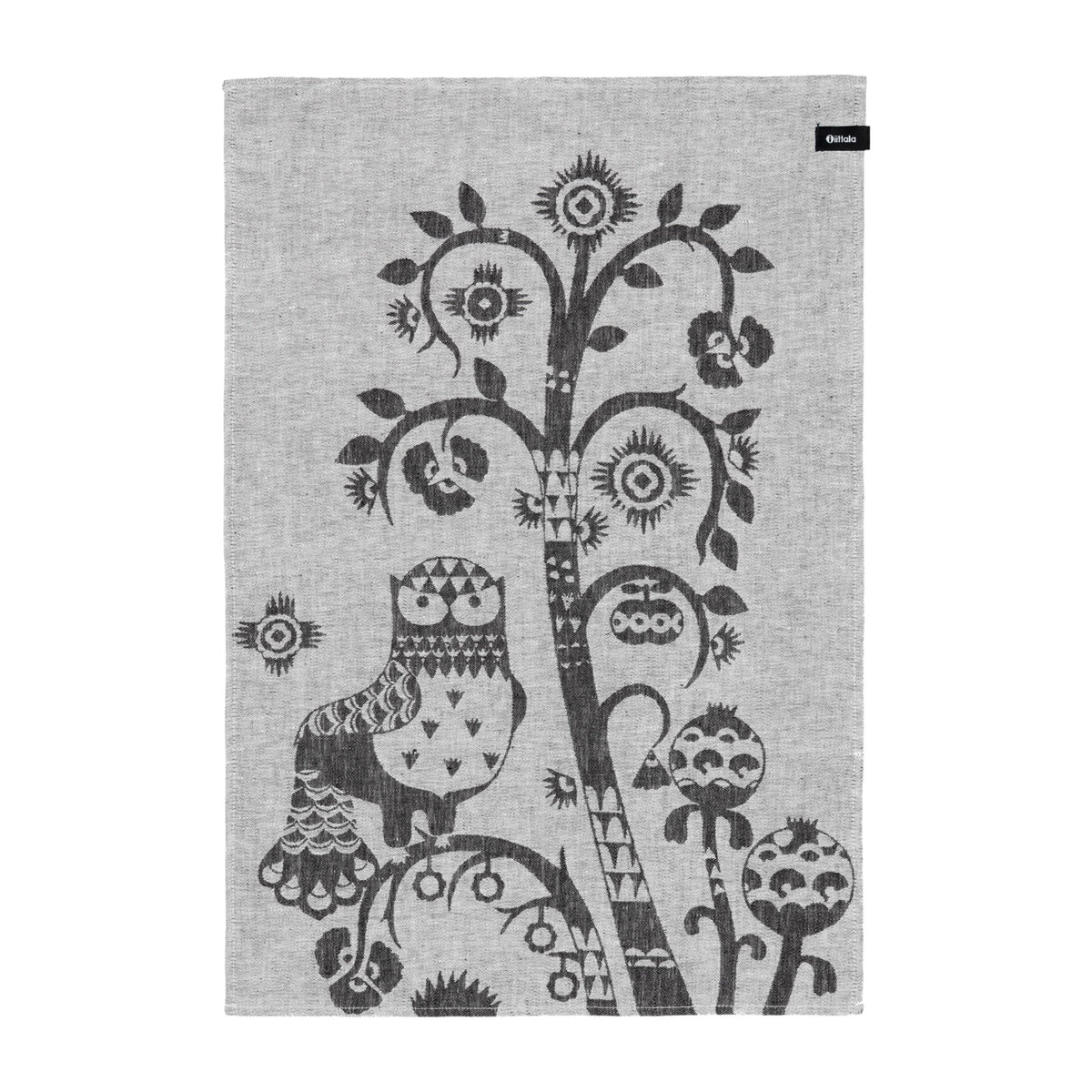 Taika tea towel 47x70cm grey