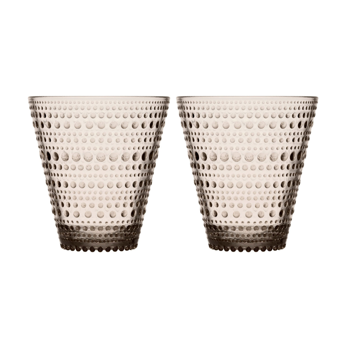 Kastehelmi tumbler 30cl linen 2pc