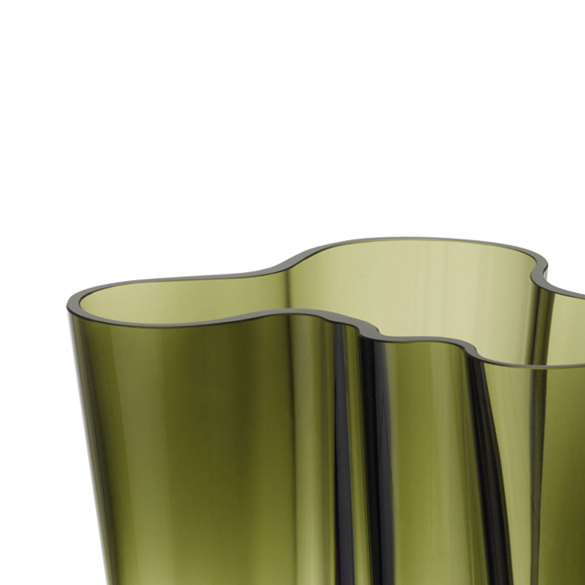 Alvar Aalto Collection Vase 160mm moosgrün - Aalto vase 160mm moss green