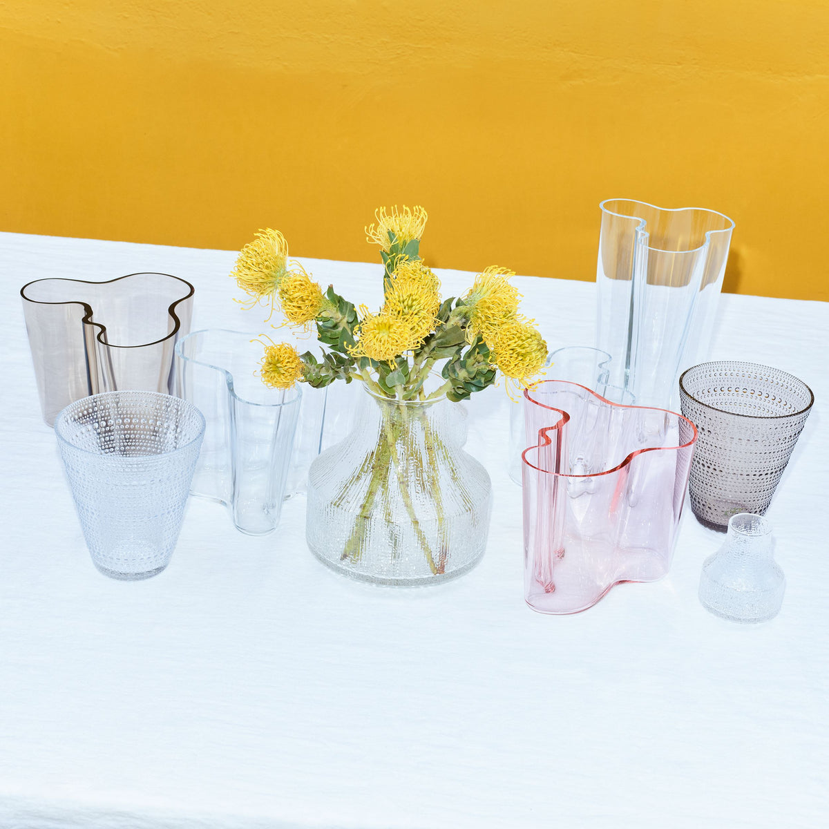 Alvar Aalto Collection Vase 160mm leinen - Aalto vase 160mm linen