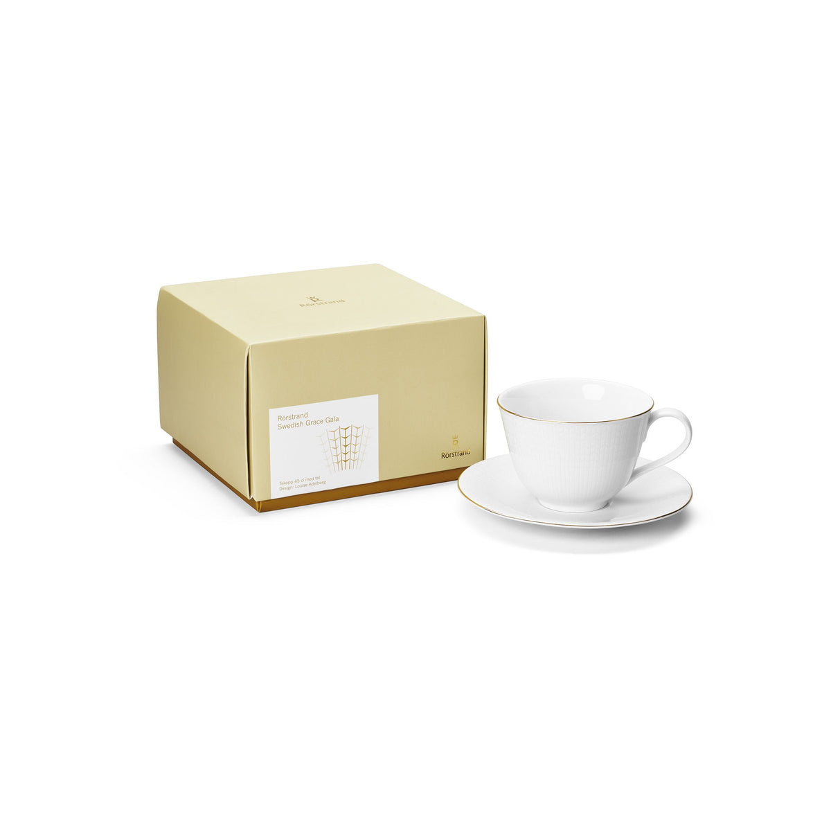 Swedish Grace Gala Tekopp 45cl m fat - SWGR Gala tea cup 45cl with saucer