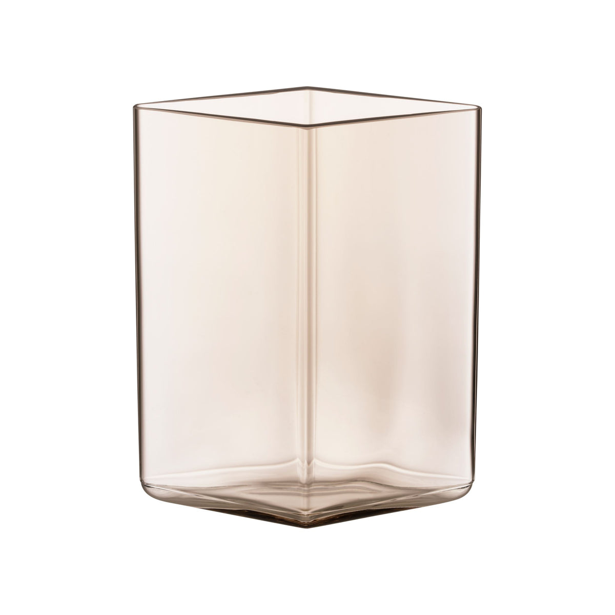 Ruutu Vase 115x140mm leinen - Ruutu vase 115x140mm linen