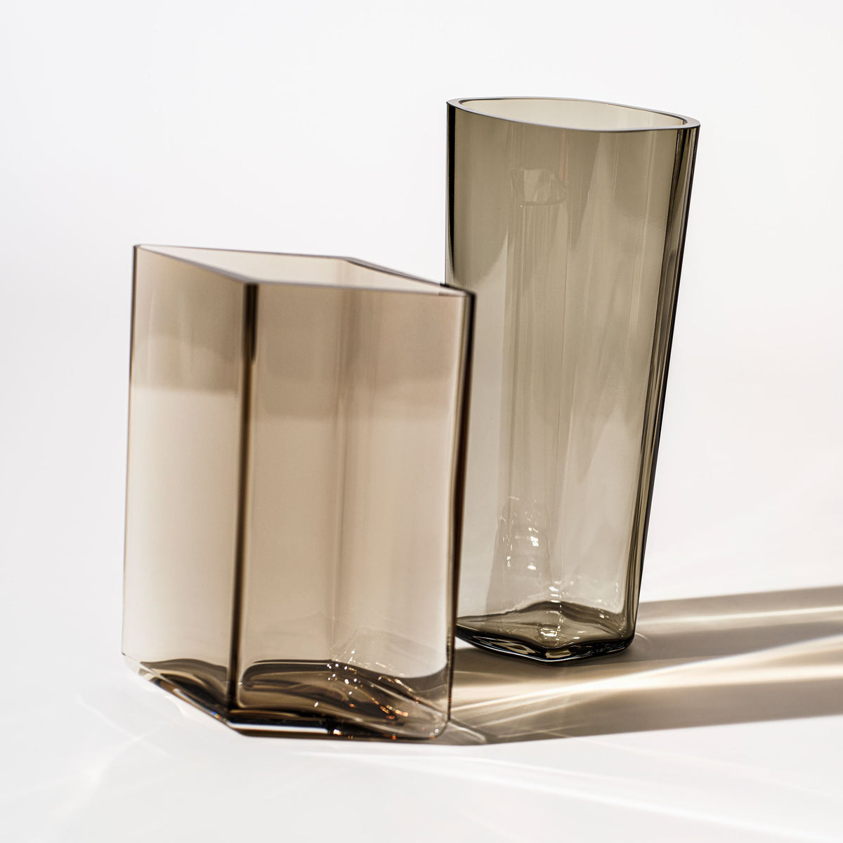 Ruutu Vase 115x140mm leinen - Ruutu vase 115x140mm linen