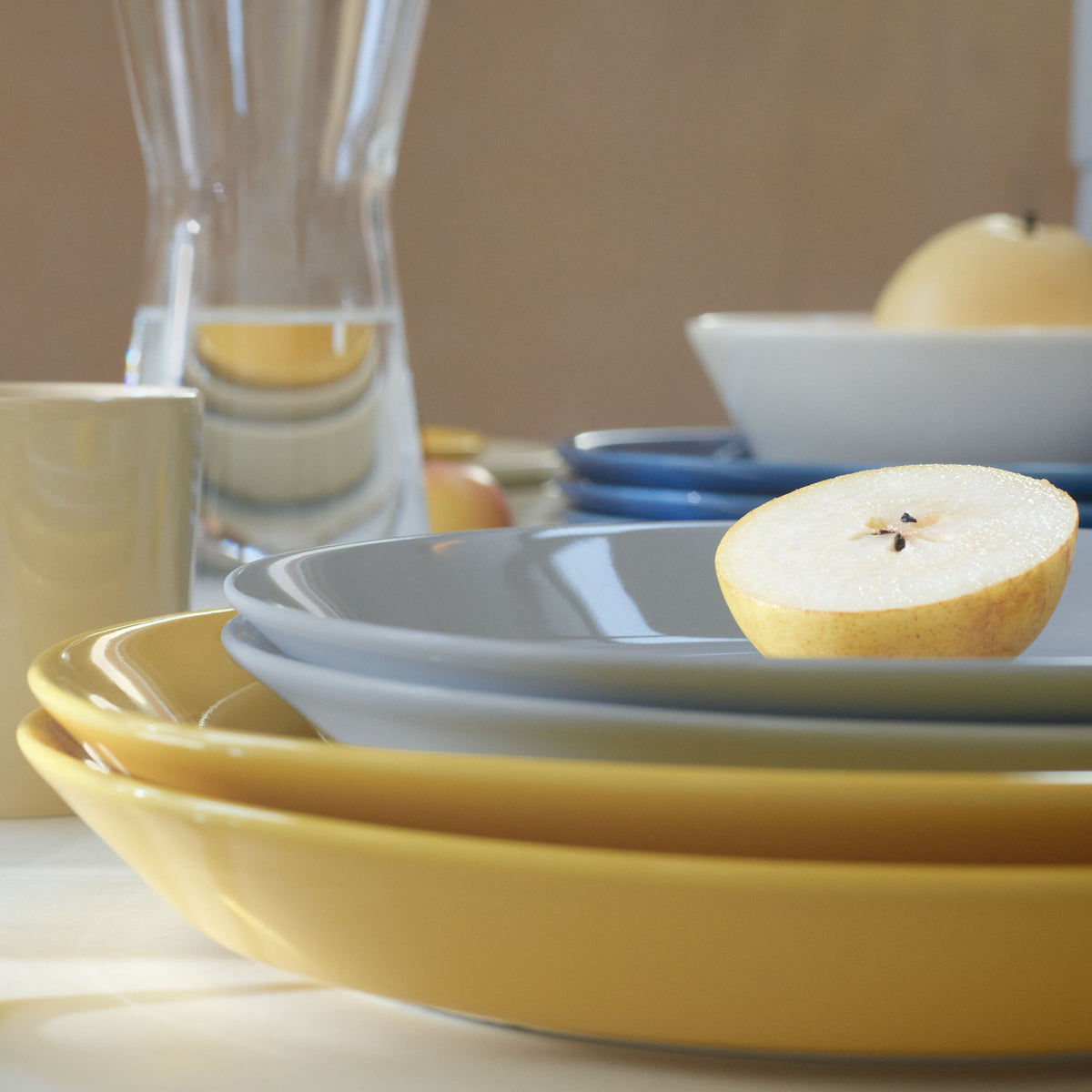 Teema Teller 26cm honey - Teema plate 26cm honey