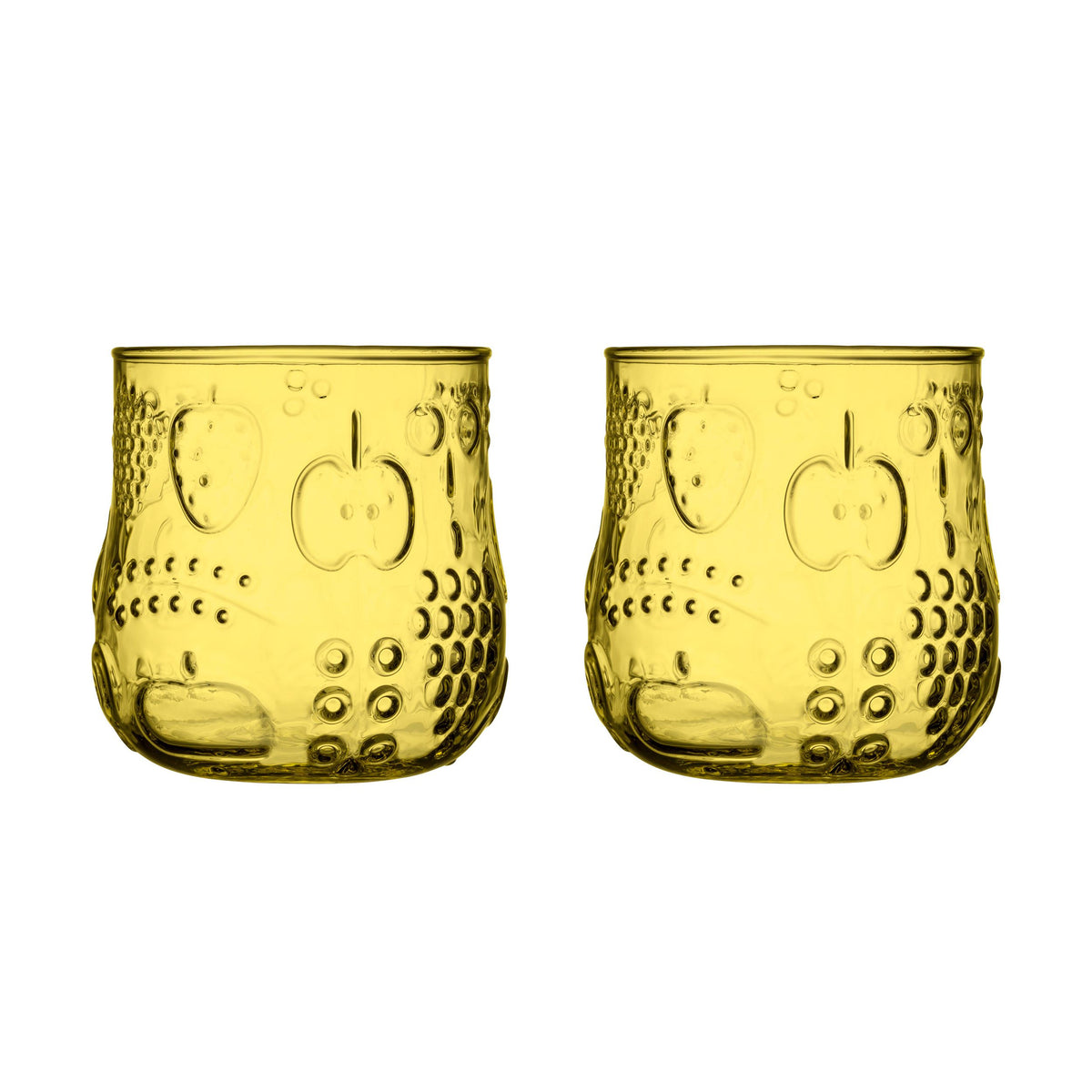 Frutta juomalasi 25cl sitruunankeltainen 2kpl - Frutta tumbler 25cl lemon 2pc