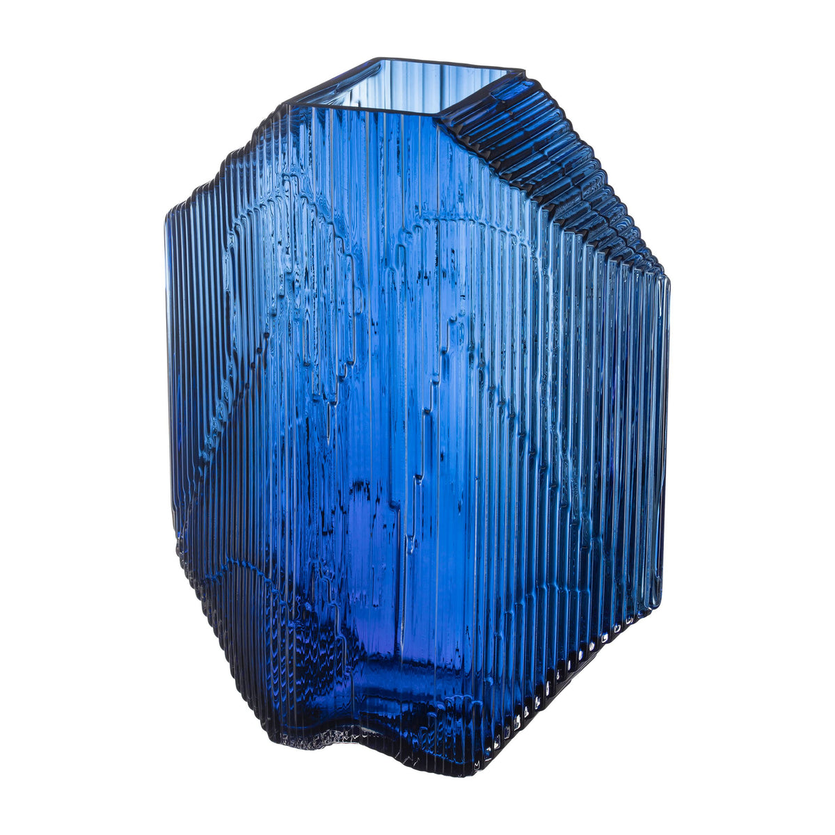 Kartta Glasskulptur 240x320 ultramarine blau - Kartta glass sculpture 240x320 ultr.blue