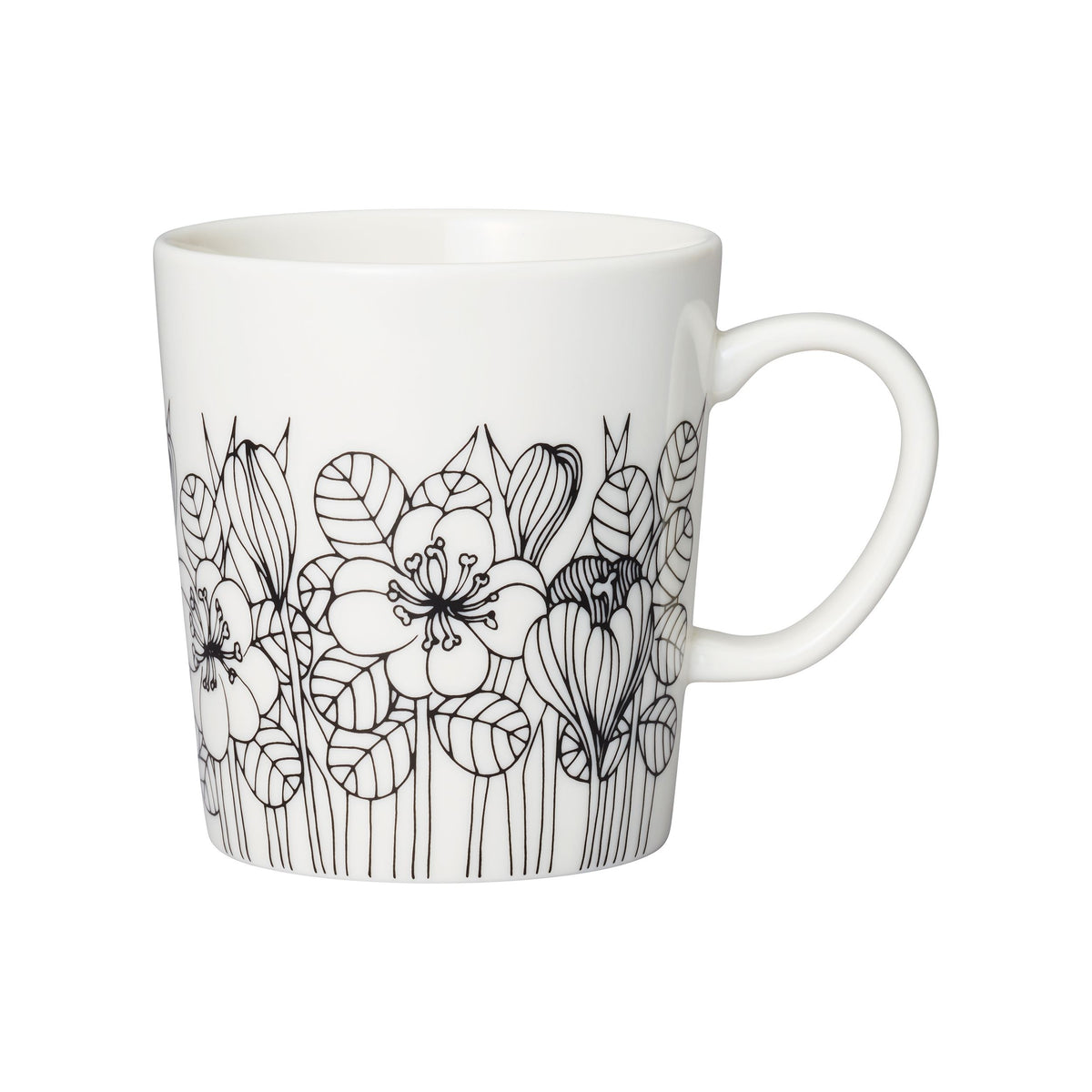 Krokus mugg 0,3L svart - Krokus mug 0,3L black