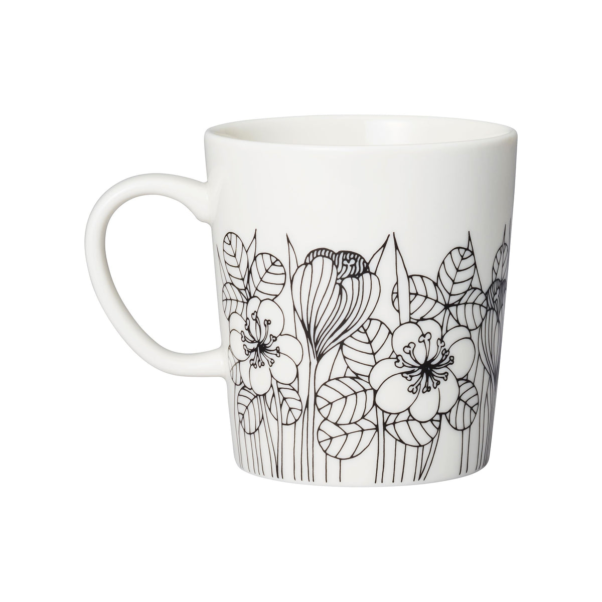 Krokus mugg 0,3L svart - Krokus mug 0,3L black