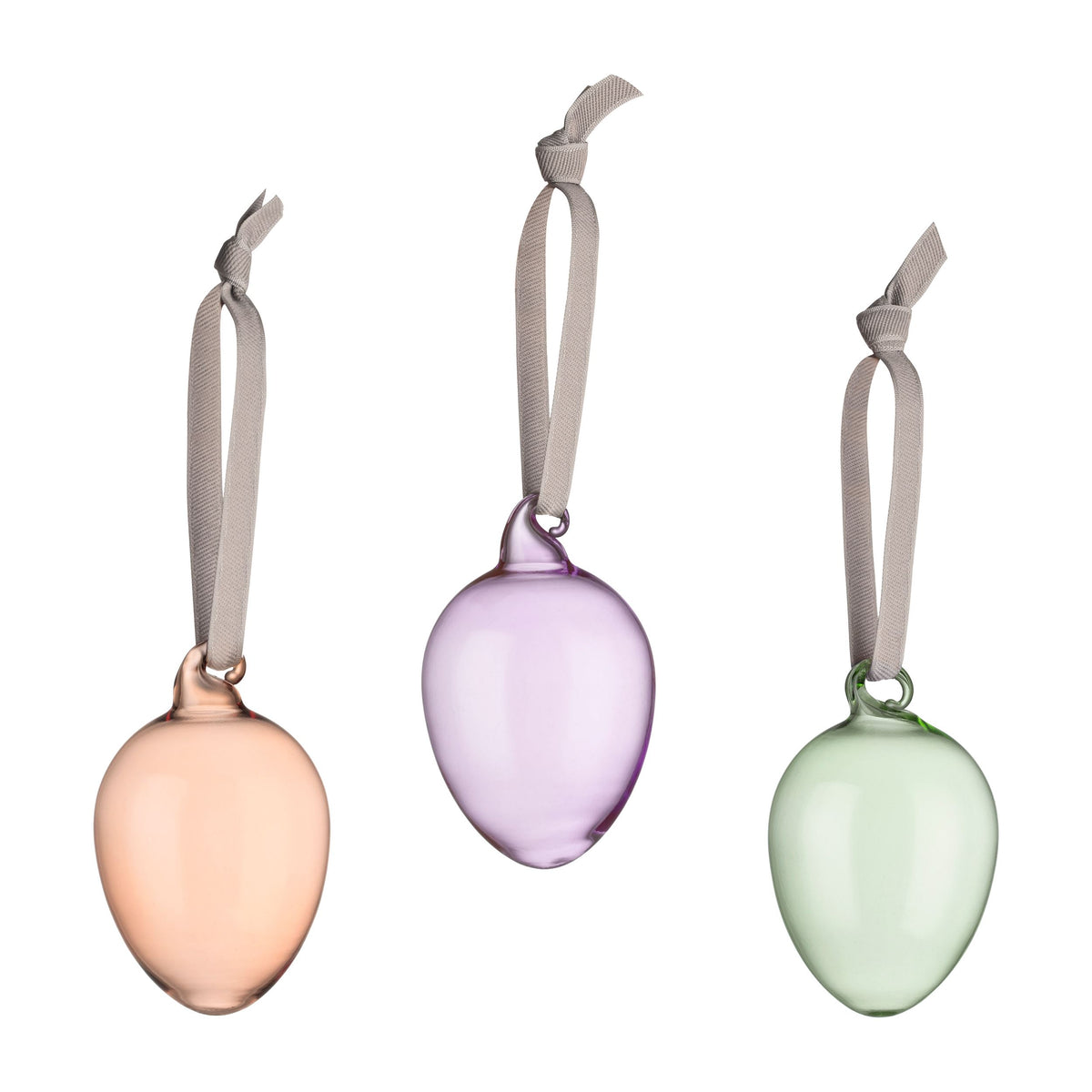 Iittala decorations Glasei 60mm 3-er Set Frühlingsmix - Glass egg 60 mm 3-set mix spring