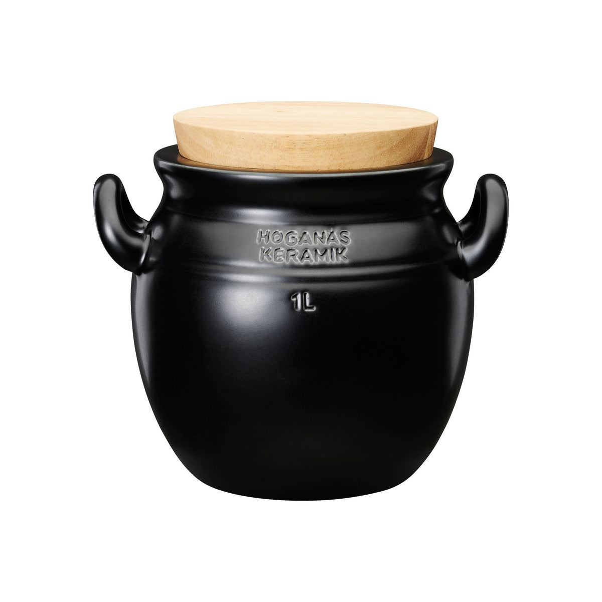 Höganäs Keramik krus 1L grafitgrå - Höganäs Keramik pot 1L graphite grey