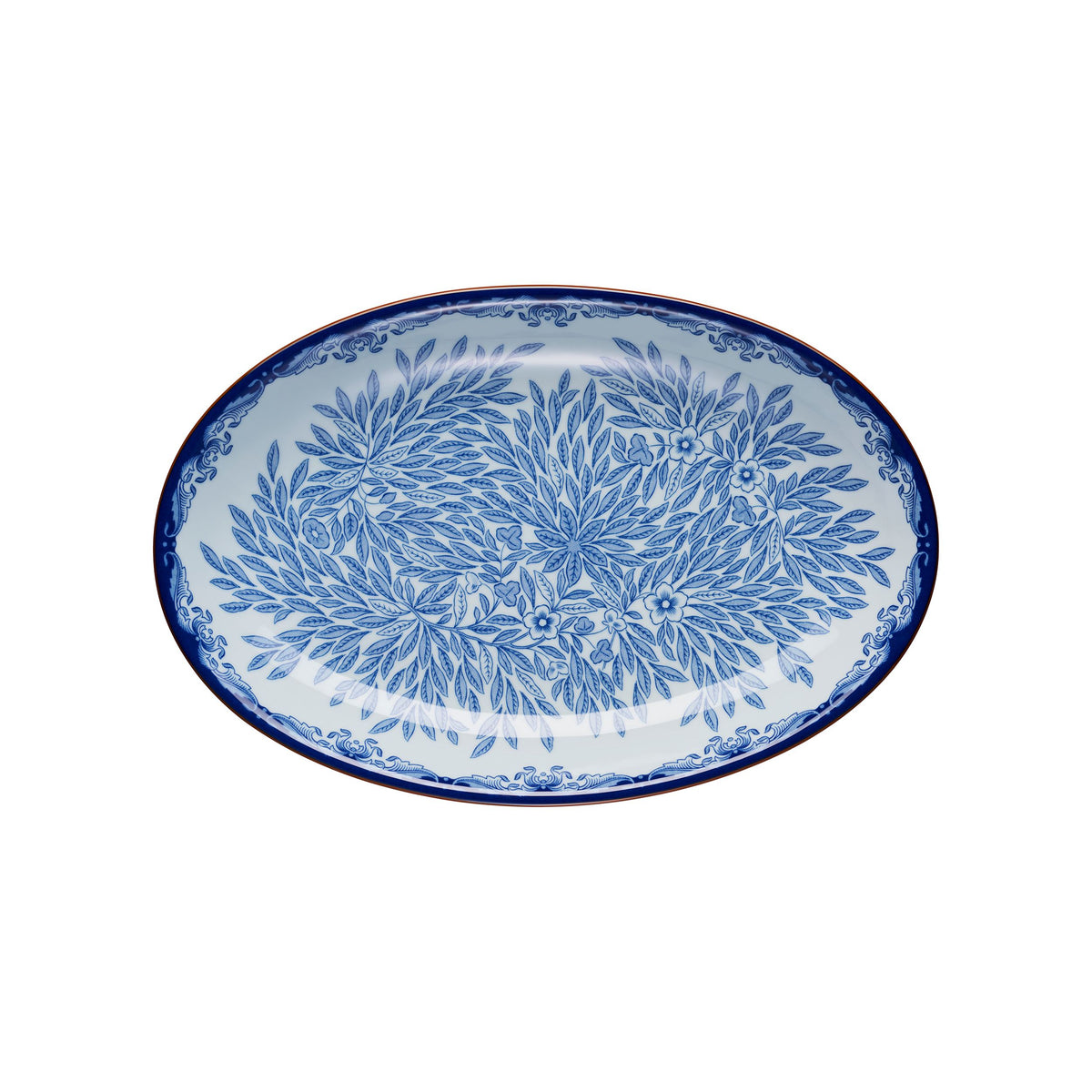 Ostindia Floris oval serveringsfat 33x22 - Ostindia Floris oval platter 33x22cm