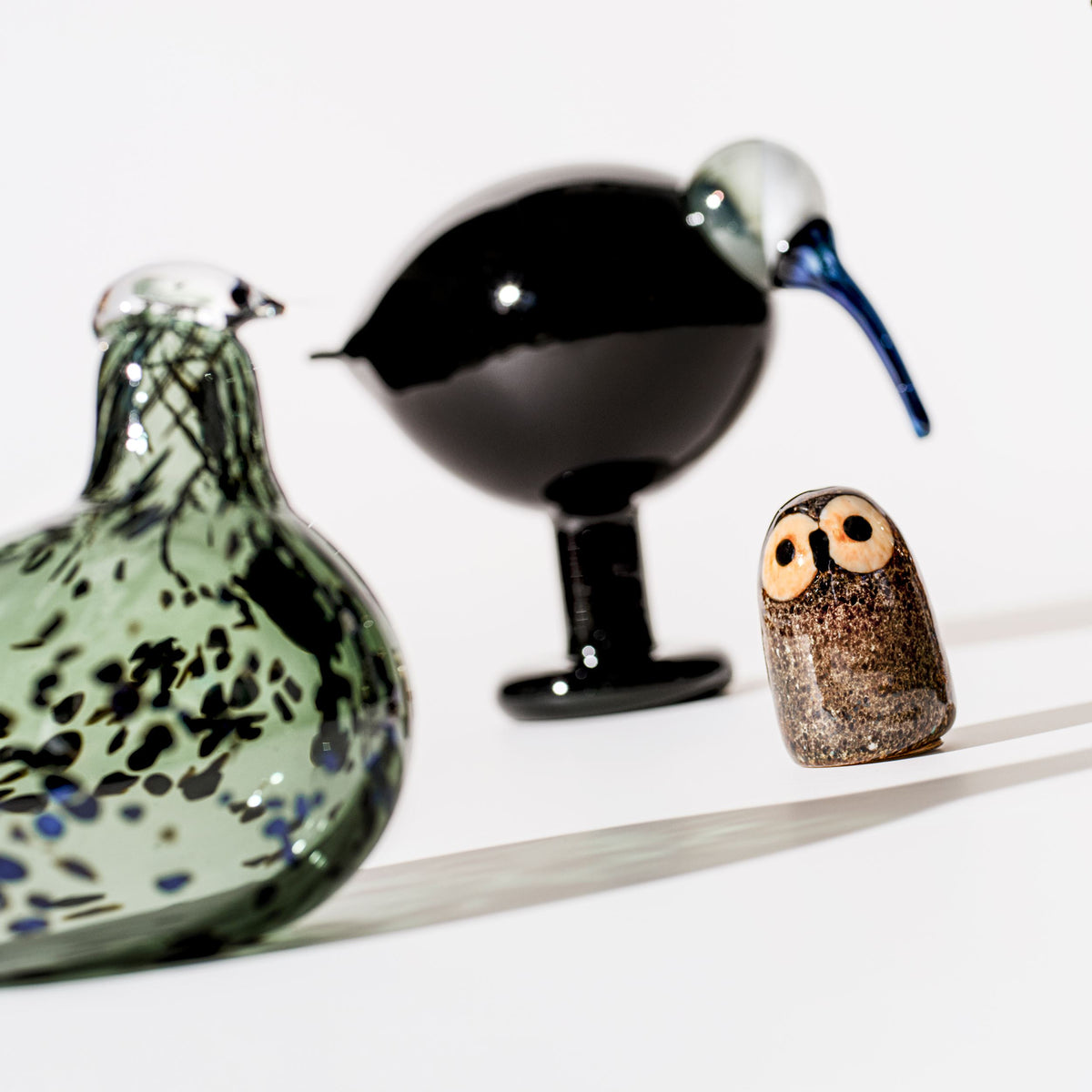 Birds by Toikka Junge Sperbereule 45x65mm - Birds by T.Little Barn Owl 45x65mm brown