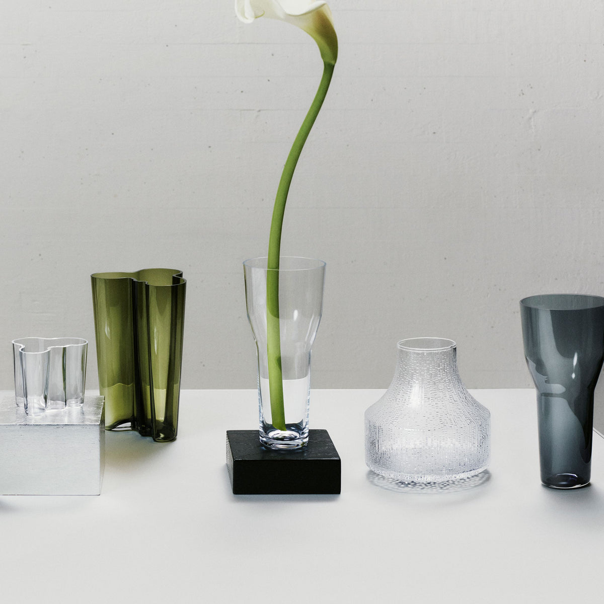 Ultima Thule Glasvase 180x192mm klar - Ultima Thule glass vase 180x192mm clear