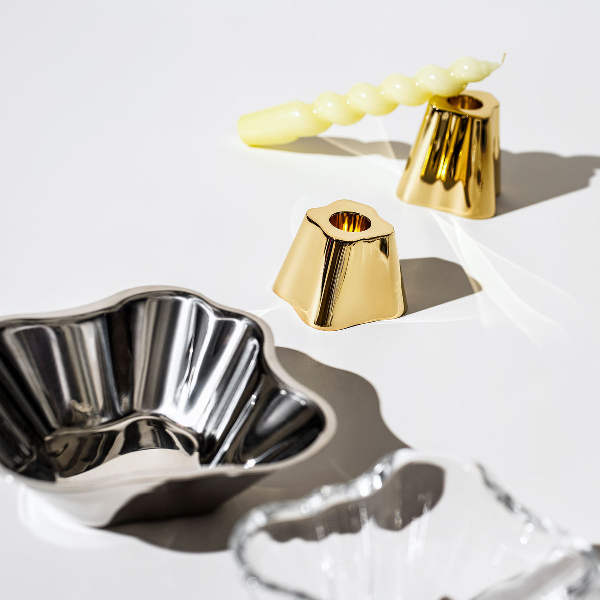 Alvar Aalto Collection Kerzenhalter 65mm Messing - Aalto candle holder 65mm brass